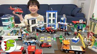 レオくんがたくさんのLEGOを使って街を作るよ！ロードプレートをつなげて大きいレゴシティを完成させよう！ トイキッズ