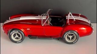 Solido: Shelby Cobra 472 MKII-Metalic Red-1965 Die-Cast Scale Model