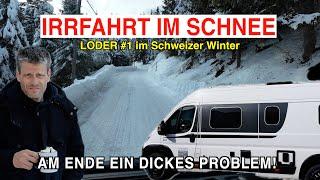 #1103 PROBLEM! WINTER IRRFAHRT DURCH DIE SCHWEIZ| NIX KLAPPT & ALLES ENDET AM BERG ! Wir hängen!