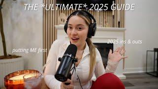 YOUR 2025 GUIDE! Your lazy era ENDS NOW… | putting myself first, my ins & outs, my goals for 2025