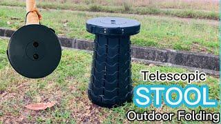 How to Use Telescopic Stool | Outdoor Folding Stool - Easily & Portable to Carry