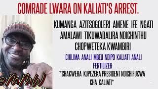 COMRADE LWARA  -  KUMANGA ANTHU NGATI ACHINA KALIAT NDICHINTHU CHOWAWA KWAMBIRI.