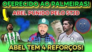  ATENÇÃO! ATACANTE NA MIRA DO PALMEIRAS! ABEL JULGADO E 4 REFORÇOS CONTRA O CORINTHIANS!