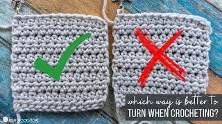 Which Way to Turn in Crochet