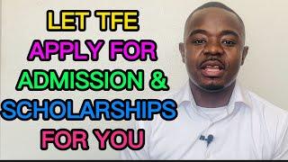 We will handle your admission & scholarship applications for FREE.