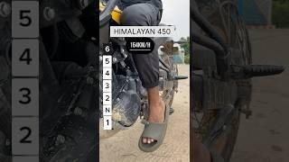 Himalayan 450 Each Gear Top Speed #himalayan//#bike//#ride