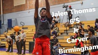 Jalen Thomas 2023 Junior Reel Carver Birmingham Basketball Class of 2025