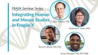 Integrating Human and Mouse Studies in Fragile X Syndrome – an NIH Center Approach