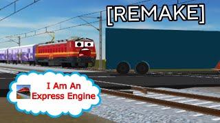 I Am An Express Engine Meme | Indian Train Crossing 3D Remake