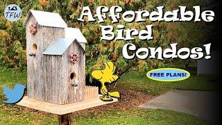 Making The 3 Level Birdhouse - FREE PLANS