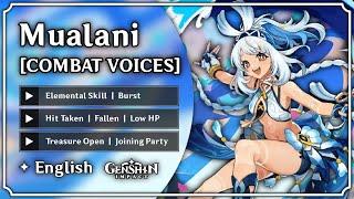 Mualani - All Combat Voice Lines [Voice Over] English | Genshin Impact ~ M0har1b