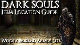 Dark Souls Item Location Walkthrough: Witch / Brigand Armor Sets [HD]