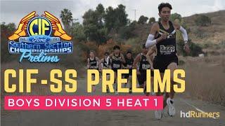 2024 XC - CIF-SS Prelims - D5 Boys Heat 1