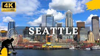 4K UHD (Aerial) Drone view of Seattle (Washington)