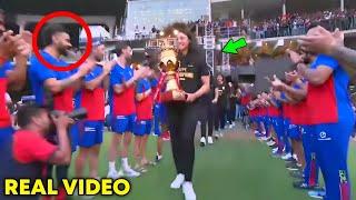 Virat Kohli and RCB Men's Team gave Guard of Honour to Smriti Mandhana & Womens Team at Unbox Event