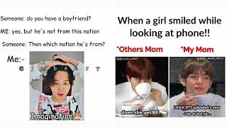 BTS funny & relatable memes -69 ||BTS Memes Adda||