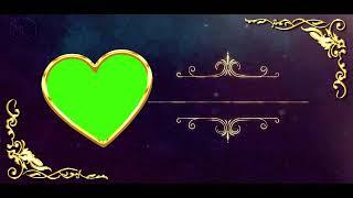 Wedding Invitation Without Text | Ready Made | Green Screen | Background Video | Shree Graphics