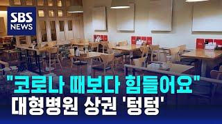 "코로나 때보다 힘들어요"…대형병원 상권까지 경영난 / SBS