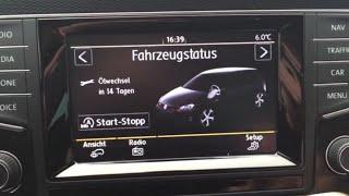 VW Golf 7 Car Setup / Auto Einstellungen Composition Media