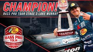 How Drew Gill Won On Lake Murray! | Bass Pro Tour