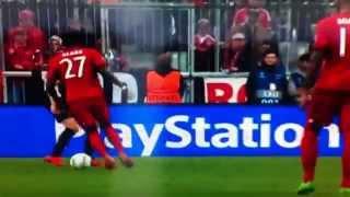 David Alaba scores fantastic goal in the CL against Arsenal (Bayern Munich - Arsenal 5-1) 04.11.2015