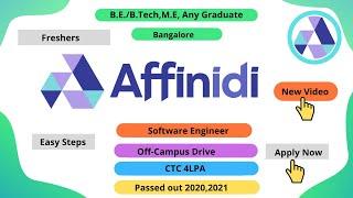 Affinidi Off Campus Drive | Freshers | Software Engineer  #jobsandoffcampusdrive #studentscircles