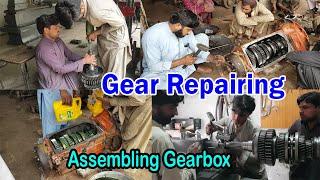 Repairing Gear of Nissan L6 Truck | Assembling Gearbox with Small Tools