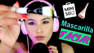 TE HAGO UN FACIAL con MÚSICA de fondo I EXTREMA RELAJACIÓN!! I ASMR en ESPAÑOL I Ges ASMR