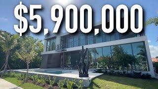 LUXURY $5,900,000 WATERFRONT HOME IN MIAMI BUILT IN 2021! WALKTHROUGH TOUR / FOR SALE