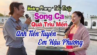 Tiểu Tuấn Vũ - Tiểu Giao Linh Song Ca Quá Trìu Mến Ở Công Viên - Anh Tiền Tuyến Em Hậu Phương