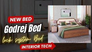 Godrej Interio Double bed Bed | New Bed  | Godrej Bed Design Wth Price | Bed lock System Bed￼ |