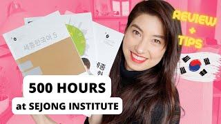 I studied Korean for 500 hours at the SEJONG INSTITUTE (review + tips) | 세종학당