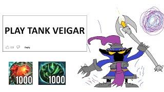 TANK HEARTSTEEL VEIGAR STRATEGY HAS UNLIMITED SCALING SO SCARY