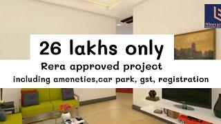 New 2 bhk Flats for sale in Hyderabad below 30 lakhs only ( Limited offer!! Hurry up!! )