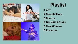 Playlist Rosé, Lisa, Jennie, Bruno Mars - APT, Moonlit Floor, Mantra, Die With A Smile, New Woman,..