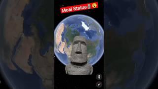 I Found Moai Statue On Google Earth #shorts #youtubeshorts #shortsfeed #moai