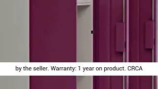 GODREJ INTERIO Slimline 3 Door Almirah with Locker Textured Finish Textured Purple YouTube