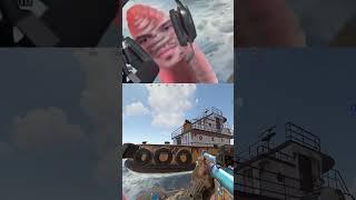 The Great Rust Tugboat Theft #rust #rusthighlights #shorts