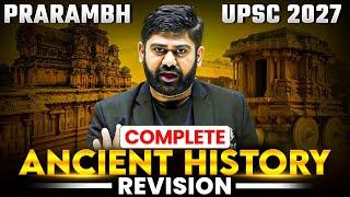 Complete ANCIENT HISTORY Revision in 7 Hours | UPSC Prarambh 2027 | PW OnlyIAS