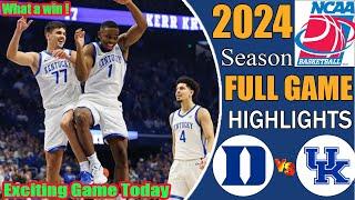 Kentucky vs Duke [ FULL GAME Highlights ] Nov 12,2024 | College men's basketball 2024 | Ncaa Today