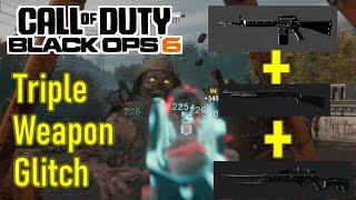 Black Ops 6 mule kick glitch in zombies, equip 3 weapons at once with no perk