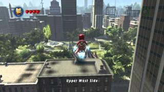 LEGO Marvel Super Heroes - Unlocking and Flying the Police Helicopter (Vehicle Token Location)