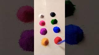Simple rangoli, Satisfying rangoli Easy tricks and tips #rangoli #whatsyourcolor #asmr #shorts