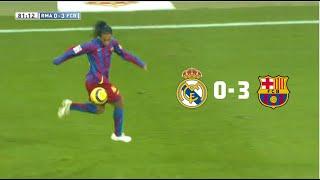 The Match that Made Ronaldinho Win The Ballon D'Or! 