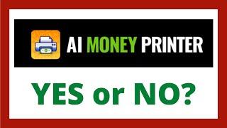 AI Money Printer Review - Legit App?