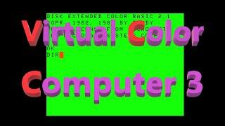 Setting Up and Using The VCC Emulator (Virtual Color Computer)