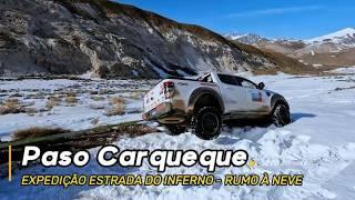 PASO CARQUEQUE - MALARGUE | Tentando atravessar a montanha coberta de neve, será que conseguimos???
