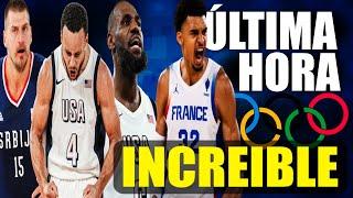 Curry EXPLOTA 36pts !!  USA SOBREVIVE  Lebron  Francia A LA FINAL  Wemby  ULTIMA HORA JJOO