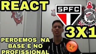 REACT - SÃO PAULO 3 X 1 CORINTHIANS | PAULISTAO 2025| VERGONGA NA BASE| VERGONHA NO PROFISSIONAL!!