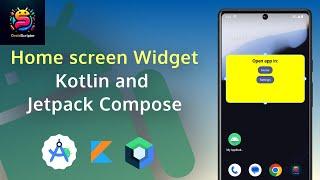 Building a home screen Widget with Jetpack Compos using Glance | Android Studio